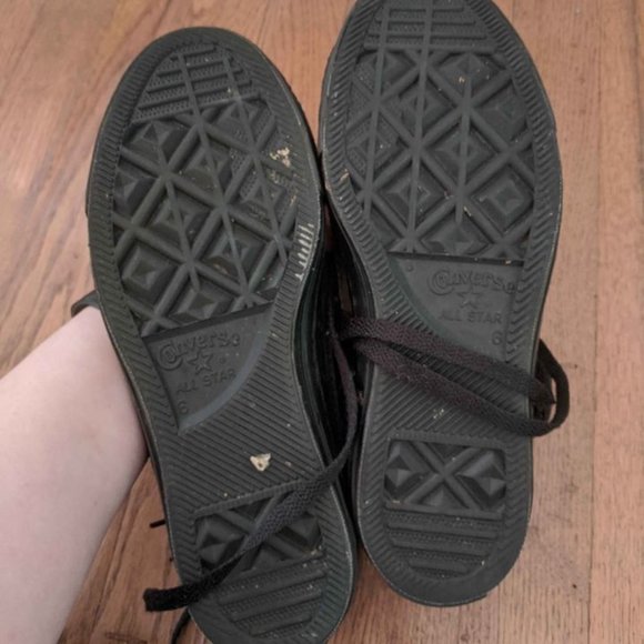 Sequin Sparkly Back Converse High Tops - Picture 2 of 9